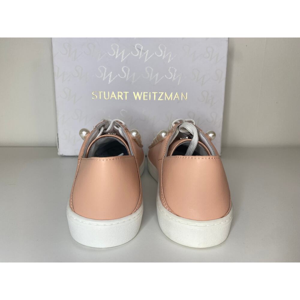 Stuart Weitzman Pearl Convertible Sneakers Pink Balletcore Coquette - Picture 10 of 14